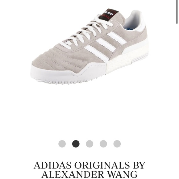 adidas Originals by Alexander Wang Suede Low Top Sneakers Mens US Size 6.5 - Picture 3 of 9